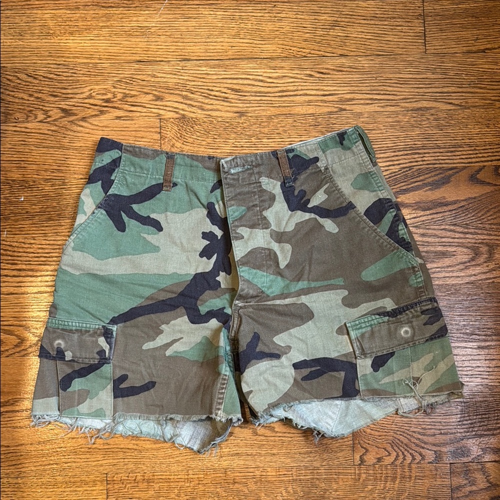 Camouflage Cargo Shorts